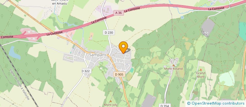 localisation de l'entreprise MONSIEUR THEO GELIN  SAMPANS