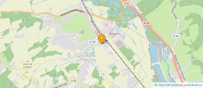 localisation de l'entreprise MONSIEUR THEO GENTIS  SAINT-MICHEL-SUR-MEURTHE