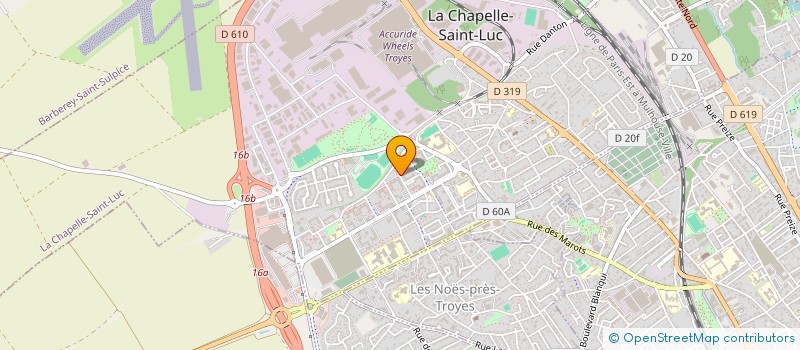 localisation de l'entreprise MONSIEUR THEO GEORGET  LA CHAPELLE-SAINT-LUC