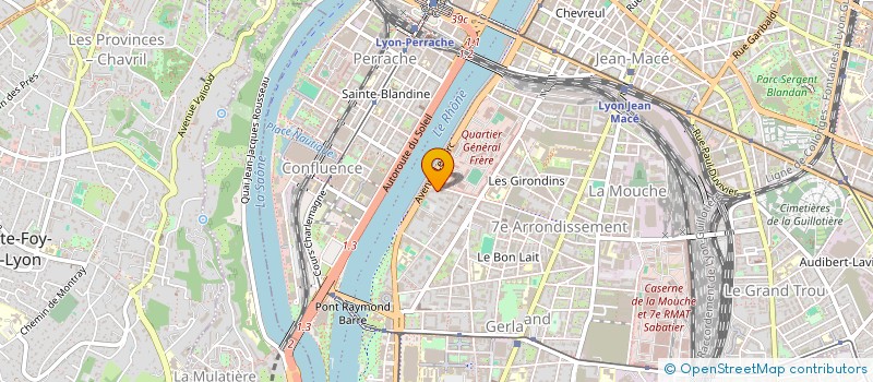 localisation de l'entreprise MONSIEUR THEO GERMAIN PAUL BERTHET  LYON