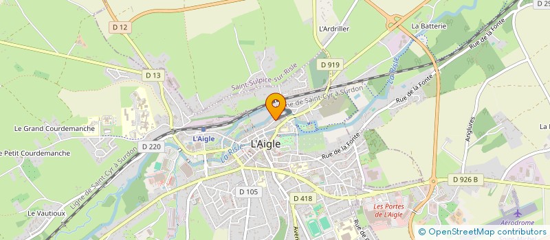 localisation de l'entreprise MONSIEUR THEO GIRARD à L'AIGLE