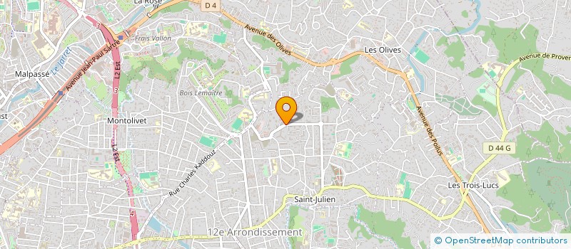 localisation de l'entreprise MONSIEUR THEO GIULIANO à MARSEILLE