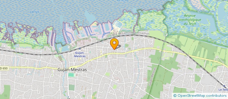 localisation de l'entreprise MONSIEUR THEO GOBERT  GUJAN-MESTRAS