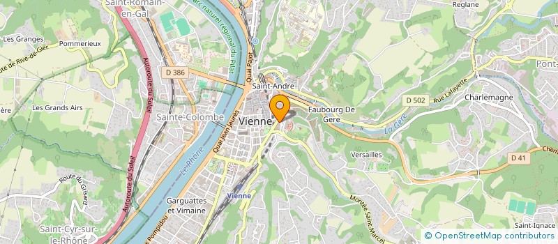 localisation de l'entreprise MONSIEUR THEO GOMEZ à VIENNE