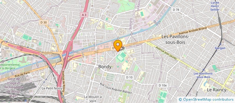 localisation de l'entreprise MONSIEUR THEO GOMEZ  BONDY