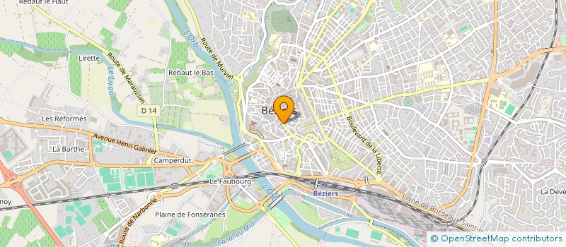 localisation de l'entreprise MONSIEUR THEO GOMINBAULT à BEZIERS