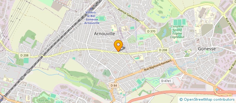 localisation de l'entreprise MONSIEUR THEO GONZALEZ  ARNOUVILLE