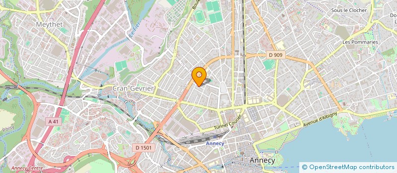 localisation de l'entreprise MONSIEUR THEO GOUFFIN à ANNECY