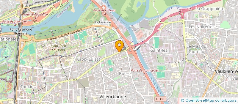 localisation de l'entreprise MONSIEUR THEO GOUTTE-TOQUET  VILLEURBANNE