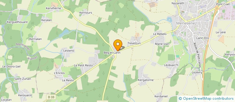 localisation de l'entreprise MONSIEUR THEO GRAIN  MERLEVENEZ