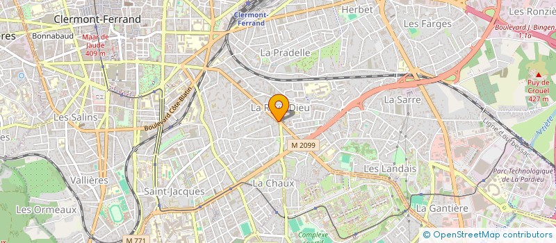 localisation de l'entreprise MONSIEUR THEO GRANGEMAR  CLERMONT-FERRAND