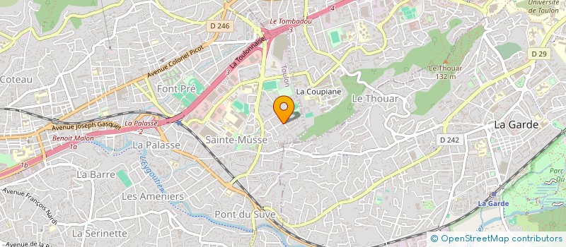 localisation de l'entreprise MONSIEUR THEO GRATTEPANCHE  LA SEYNE-SUR-MER