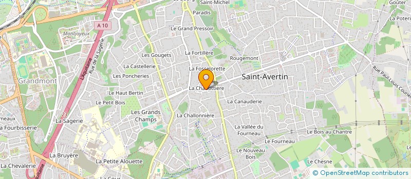 localisation de l'entreprise MONSIEUR THEO GREGOIRE  SAINT-AVERTIN