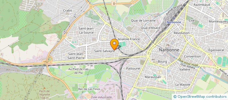 localisation de l'entreprise MONSIEUR THEO GRIFFET  NARBONNE