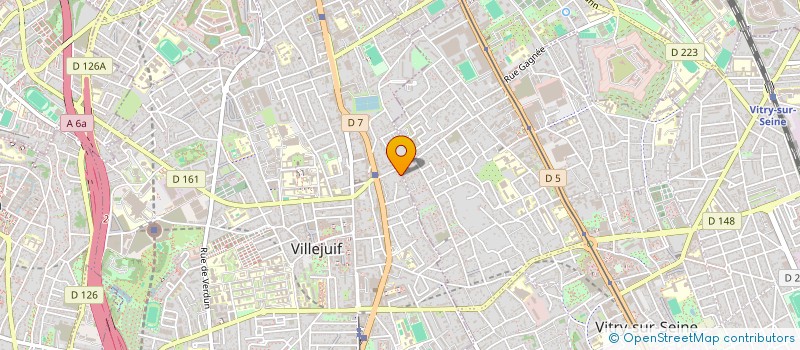 localisation de l'entreprise MONSIEUR THEO GROSS  VILLEJUIF