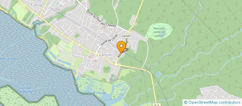 localisation de l'entreprise MONSIEUR THEO GUERINEAU  LANTON