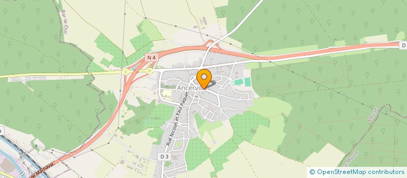 localisation de l'entreprise MONSIEUR THEO GUERRE à ANCERVILLE