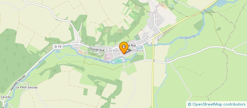 localisation de l'entreprise MONSIEUR THEO GUIBERT  CORVOL-L'ORGUEILLEUX