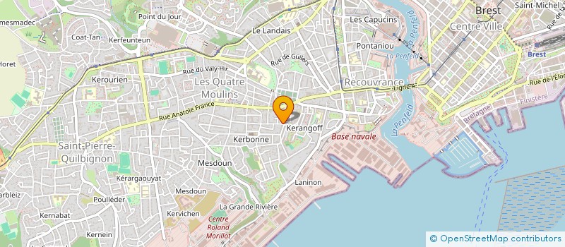 localisation de l'entreprise MONSIEUR THEO GUICHARD à BREST
