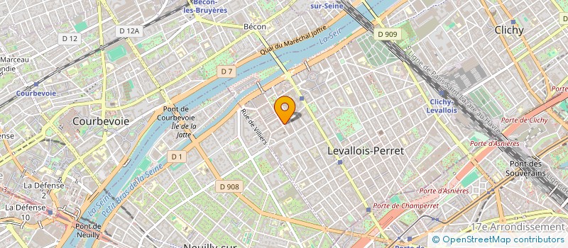 localisation de l'entreprise MONSIEUR THEO GUIGNARD à LEVALLOIS-PERRET