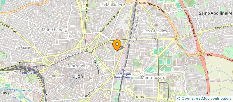 localisation de l'entreprise MONSIEUR THEO GUILLEMIN  DIJON