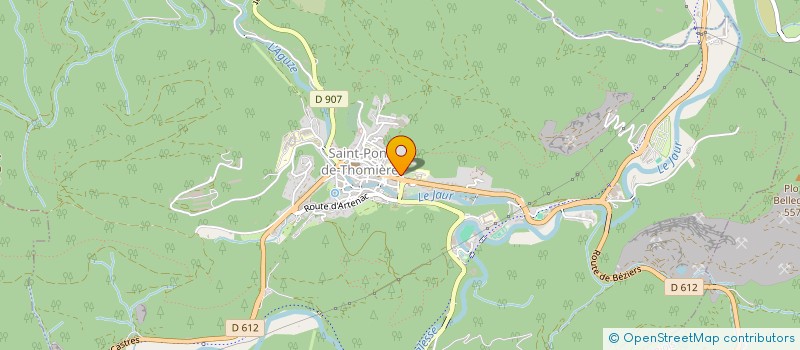 localisation de l'entreprise MONSIEUR THEO GUILLOT  SAINT-PONS-DE-THOMIERES