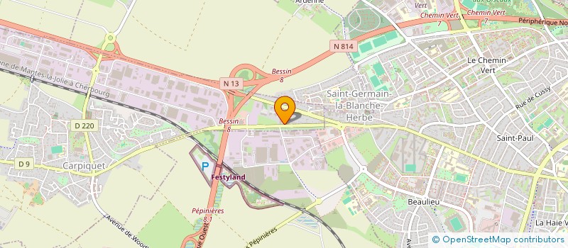 localisation de l'entreprise MONSIEUR THEO GUILLOUARD  CARPIQUET