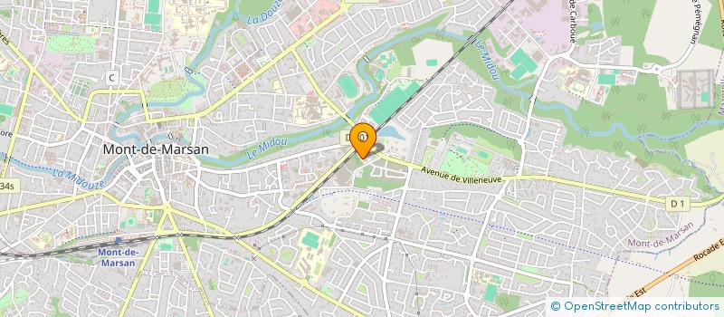 localisation de l'entreprise MONSIEUR THEO GUINARD  MONT-DE-MARSAN