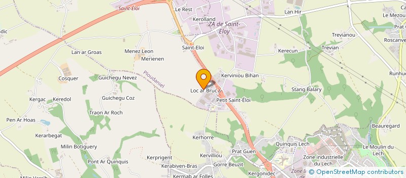 localisation de l'entreprise MONSIEUR THEO HAMON  PLOUDANIEL