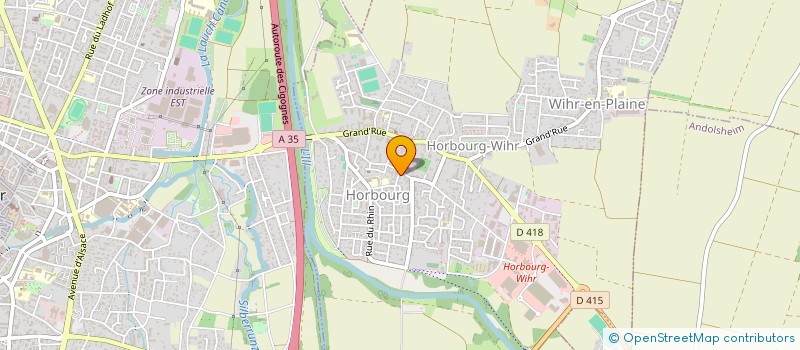 localisation de l'entreprise MONSIEUR THEO HECHT  HORBOURG-WIHR