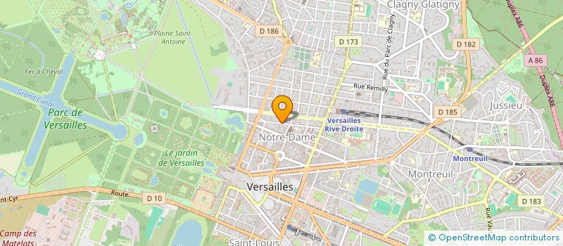 localisation de l'entreprise MONSIEUR THEO HEGUY à VERSAILLES