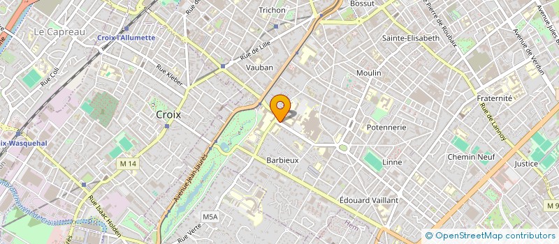 localisation de l'entreprise MONSIEUR THEO HELTERLIN  ROUBAIX