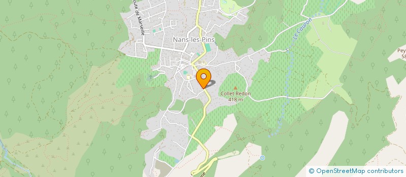 localisation de l'entreprise MONSIEUR THEO HENRY  NANS-LES-PINS