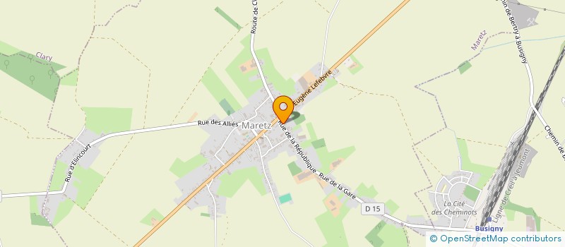 localisation de l'entreprise MONSIEUR THEO HERBIN  MARETZ