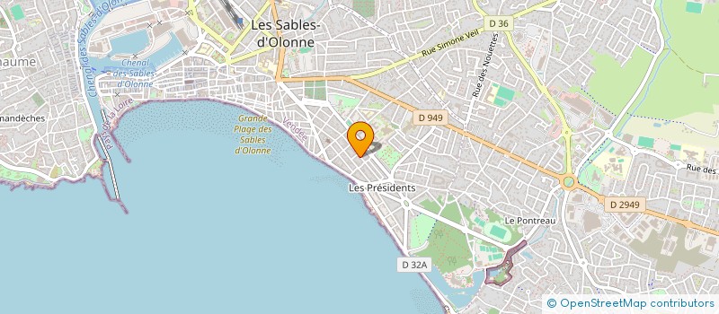localisation de l'entreprise MONSIEUR THEO HORLAIT à LES SABLES D'OLONNE