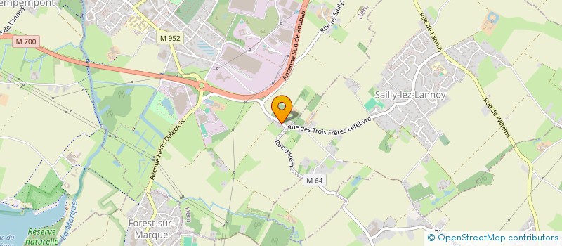 localisation de l'entreprise MONSIEUR THEO HUBIERE  HEM