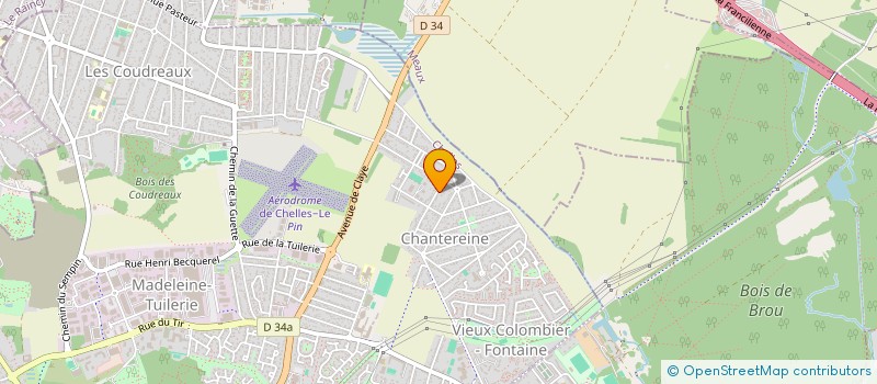 localisation de l'entreprise MONSIEUR THEO HUCLEUX  CHELLES