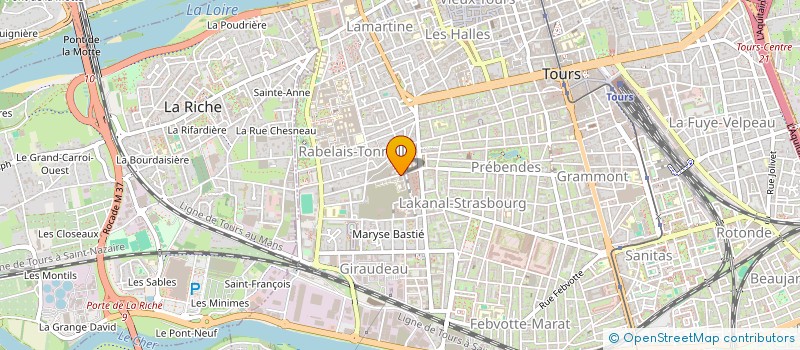 localisation de l'entreprise MONSIEUR THEO HUGER--TEIXEIRA  TOURS