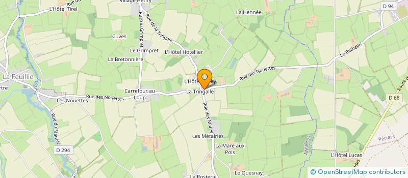 localisation de l'entreprise MONSIEUR THEO HUGUENOT à MILLIERES