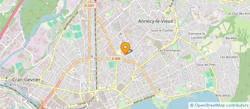localisation de l'entreprise MONSIEUR THEO HUREZ à ANNECY