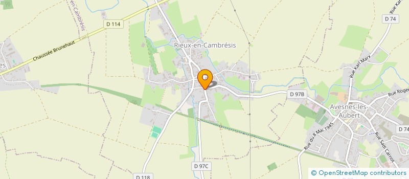 localisation de l'entreprise MONSIEUR THEO HUTIN  RIEUX-EN-CAMBRESIS