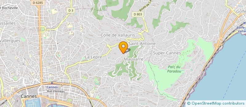 localisation de l'entreprise MONSIEUR THEO ISSA à CANNES