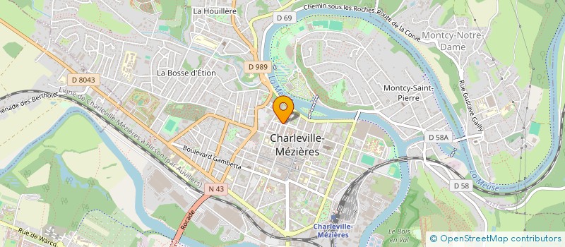 localisation de l'entreprise MONSIEUR THEO JACQUEMART à CHARLEVILLE MEZIERES