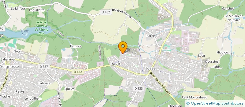 localisation de l'entreprise MONSIEUR THEO JAFFREZIC  TOSSE