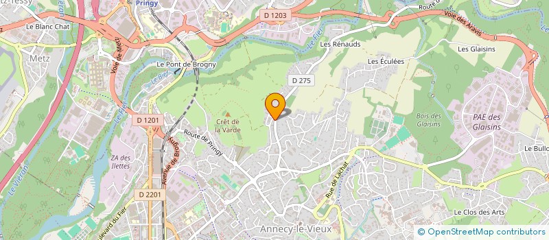localisation de l'entreprise MONSIEUR THEO JAFFRY à ANNECY