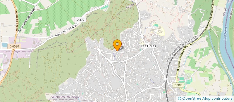 localisation de l'entreprise MONSIEUR THEO JAMET  VILLENEUVE-LES-AVIGNON