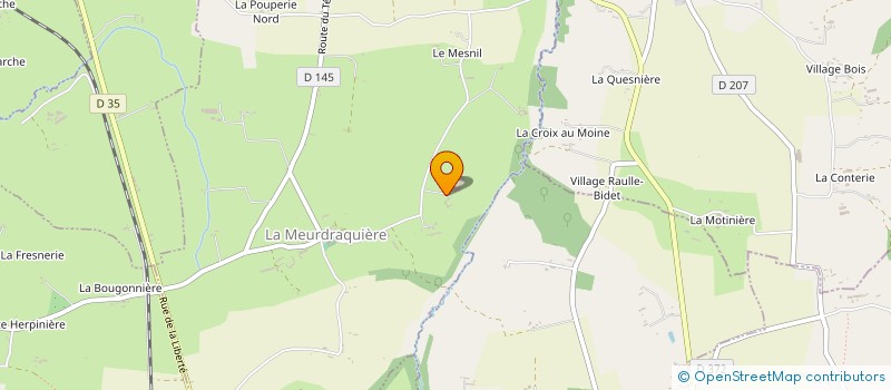 localisation de l'entreprise MONSIEUR THEO JAMME  LA MEURDRAQUIERE