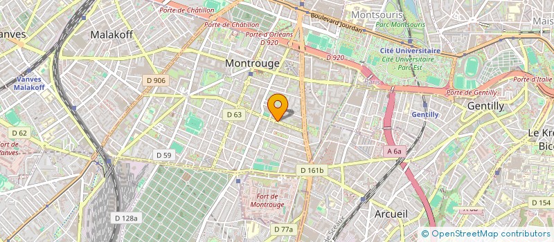localisation de l'entreprise MONSIEUR THEO JAN à MONTROUGE