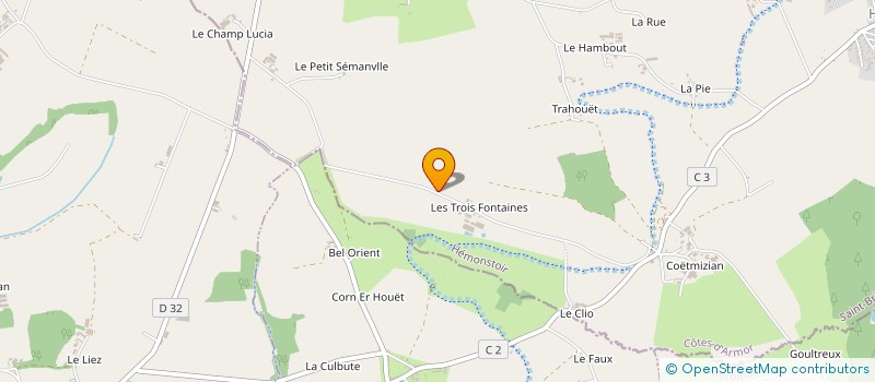 localisation de l'entreprise MONSIEUR THEO JEGOUREL  HEMONSTOIR