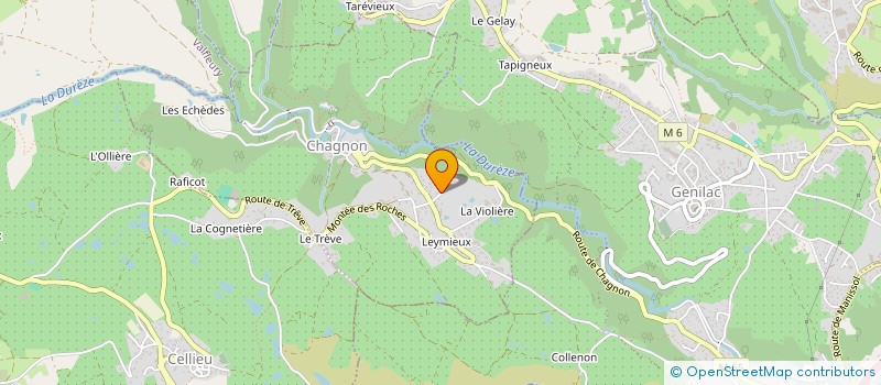 localisation de l'entreprise MONSIEUR THEO JOHANNY  CHAGNON